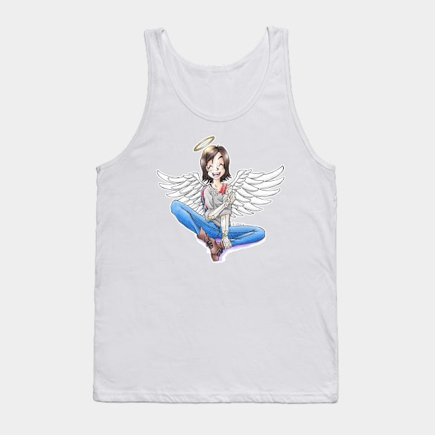 Chibi Angel Tank Top by KranberriJam